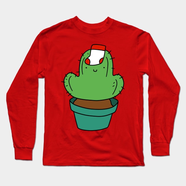 Sock Cactus Long Sleeve T-Shirt by saradaboru